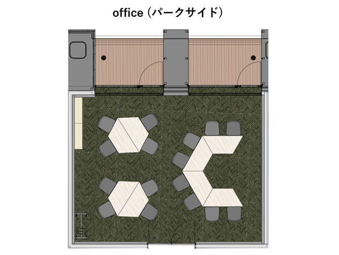 WORK×ation Site 北海道ボールパークFビレッジのフロアマップ1